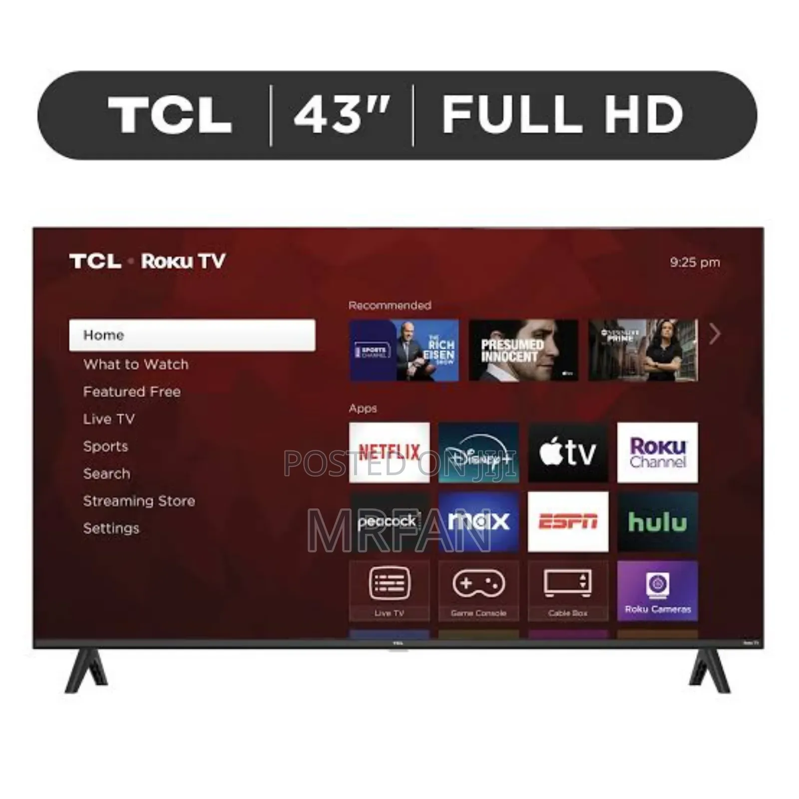 TCL Smart Android Tv 43-Inch Ll