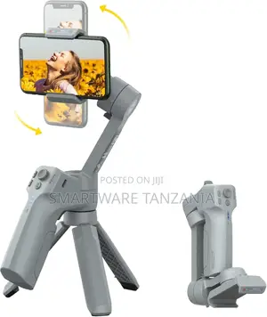Porodo 3-axis Gimbal Stabilizer With Advanced Face