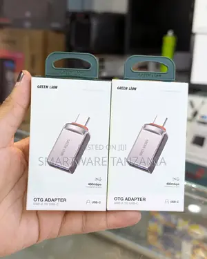 Green Lion Otg Adapter Usb-a to Usb-C / Lightning - Gray