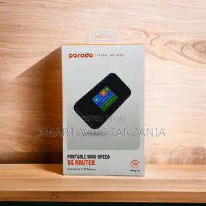 Porodo Mifi 5g Wireless Router 5000mah, 40m Signal Distance