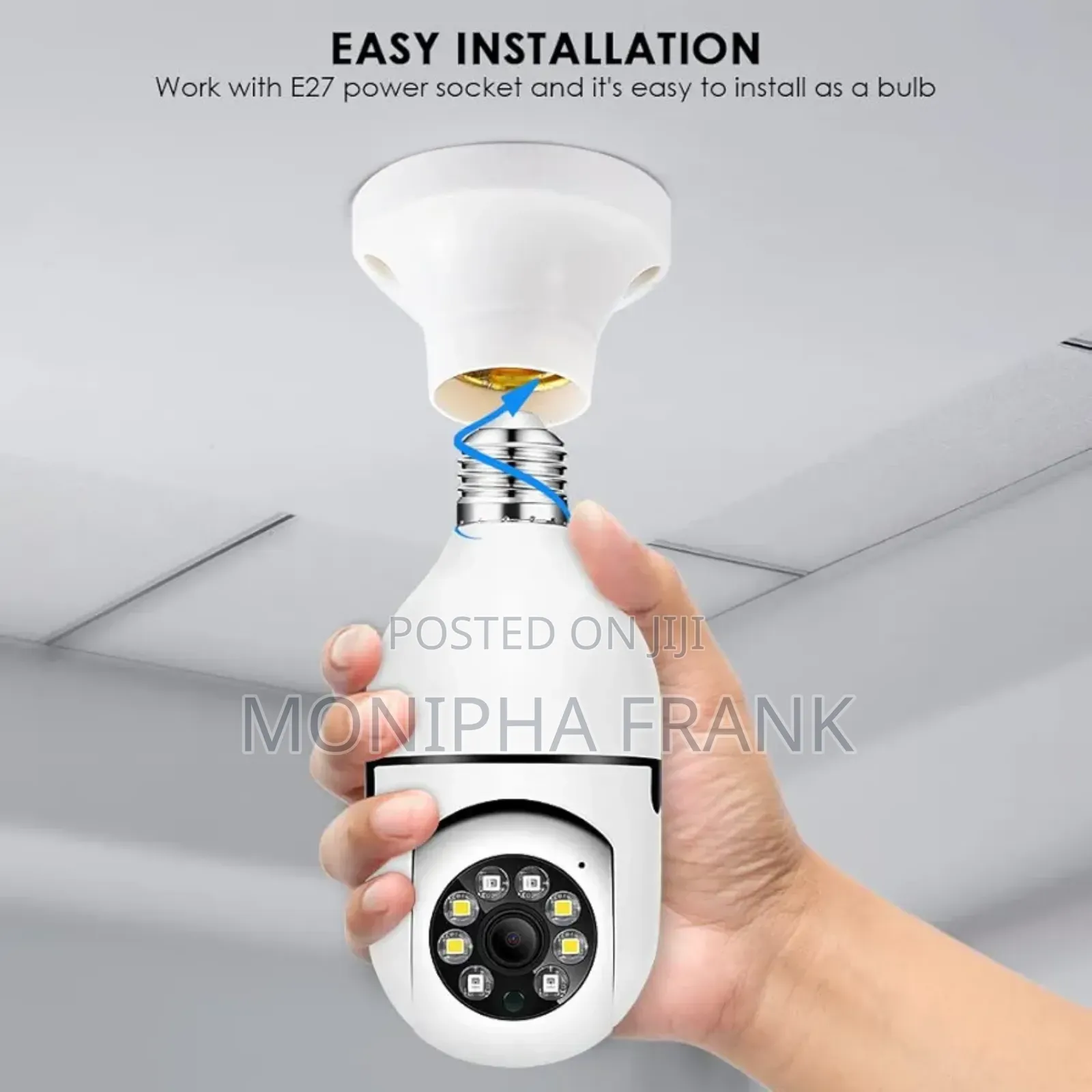 Bulb Camera Ina Sensor Inawaka Usiku Two Way Audio