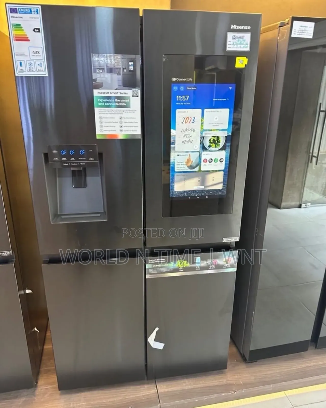 Hisense Fridge H750fsb-Idls Smart Wifi 536l Non Plumbed