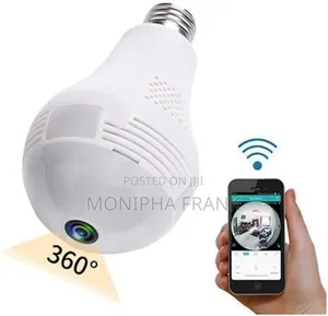 Light Bulb Spy Camera, Ugunduzi Wa Mwendo Yaani Sensor