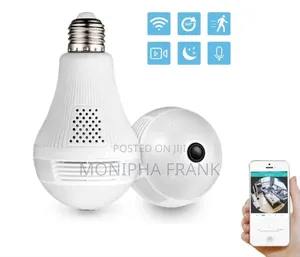 Light Bulb Spy Camera, Ugunduzi Wa Mwendo Yaani Sensor