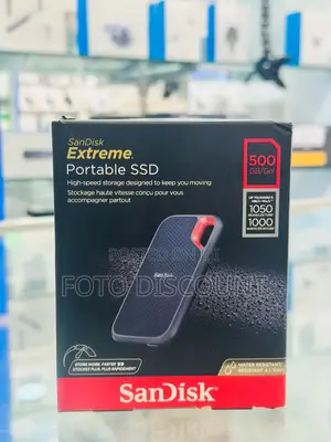 Sandisk 500gb Extreme Portable SSD V2 (Black)
