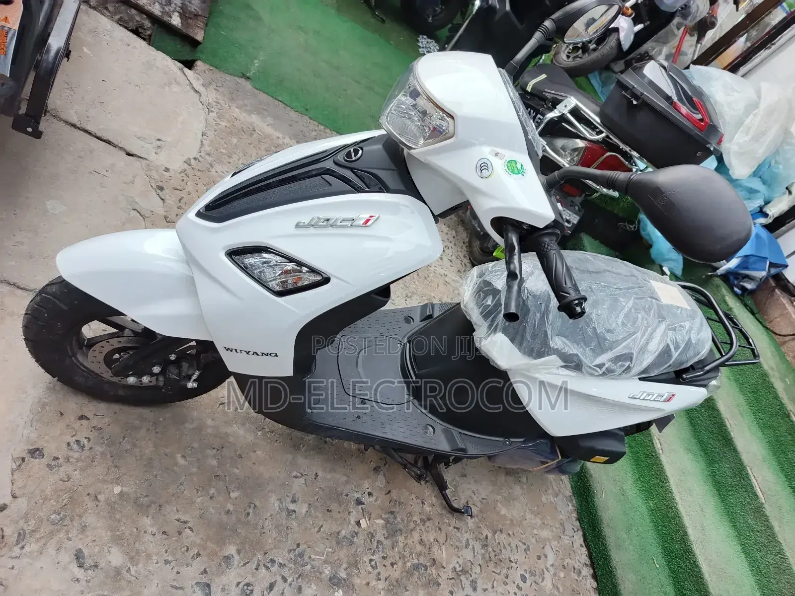 New Motorcycle 2024 White