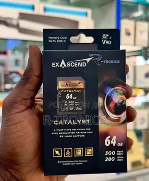 Exascend 64gb Catalyst Uhs-I SDXC Memory Card