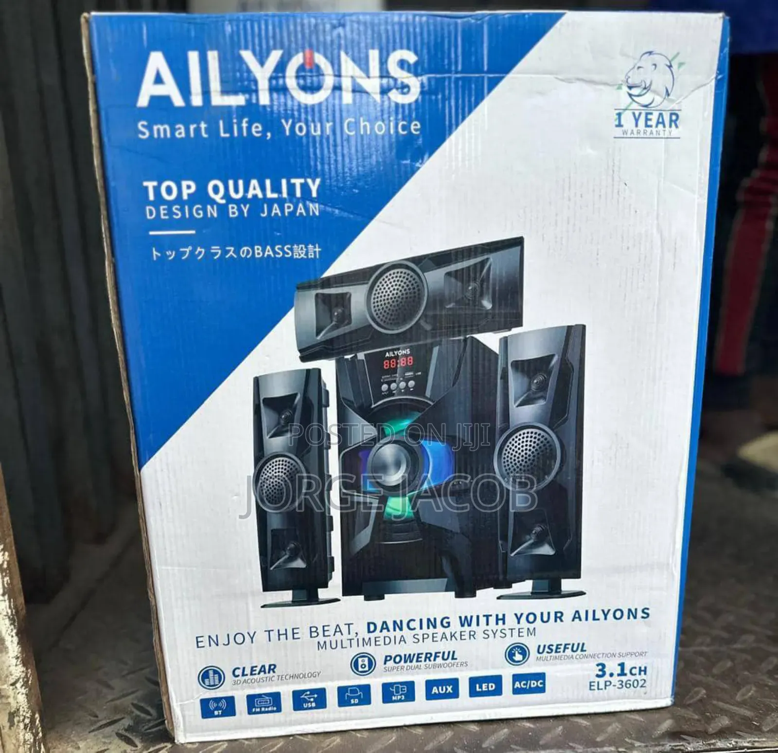 Ailyons Subwoofer Elp- 3602