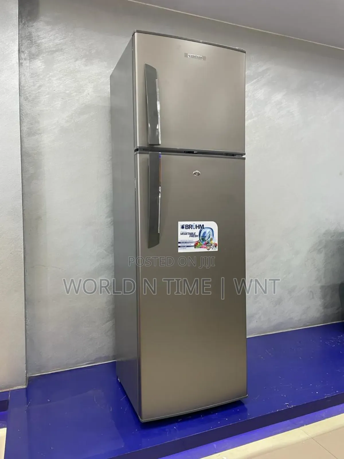 Brühm Double Door Refrigerator 420l (Brd-420tmds) Silver
