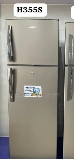 Brühm Double Door Refrigerator 290l (Brd-H355s) Grey