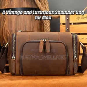 Multi-Pocket Fashion Messenger Bag for Men