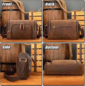 Multi-Pocket Fashion Messenger Bag for Men