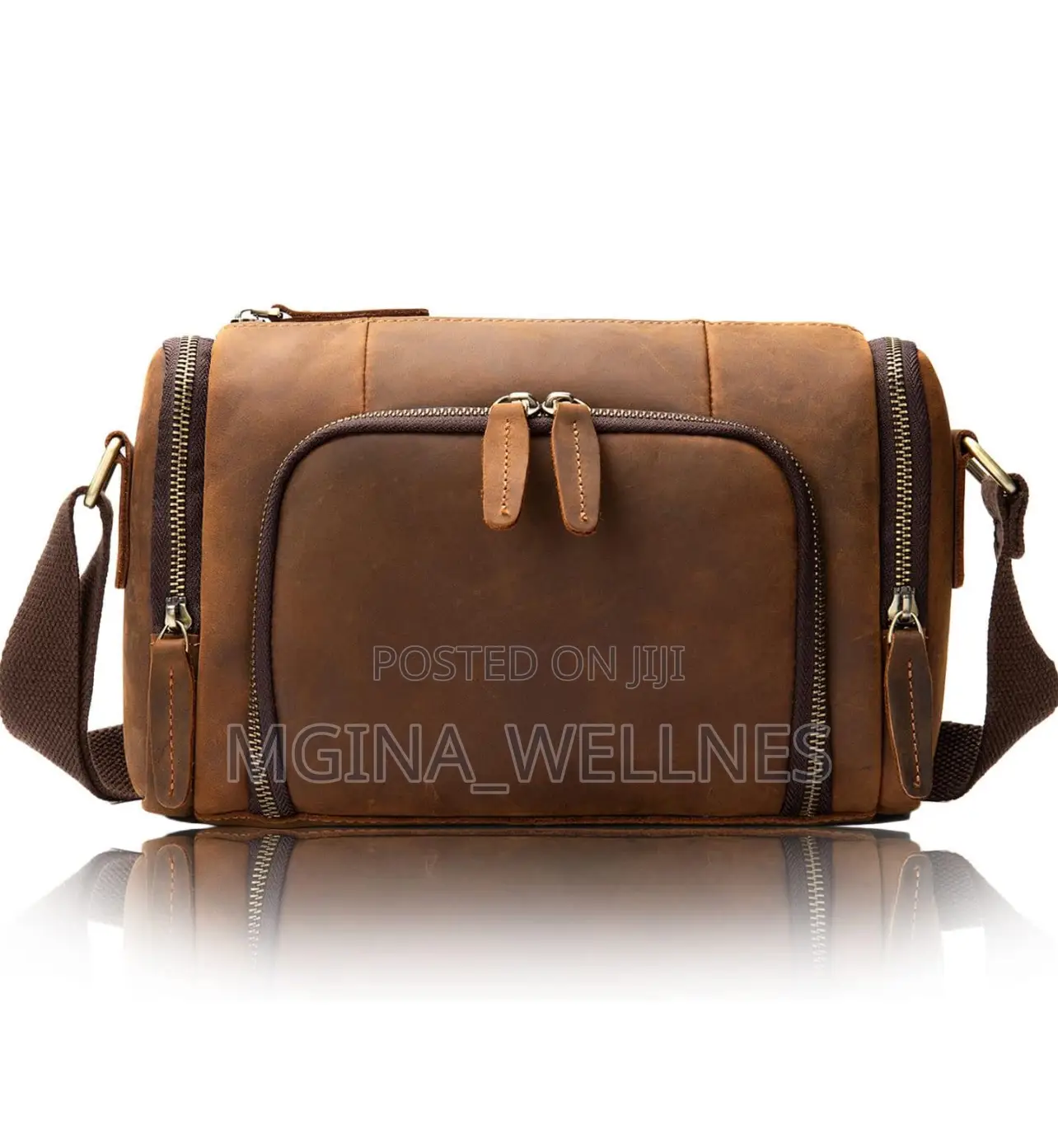 Multi-Pocket Fashion Messenger Bag for Men