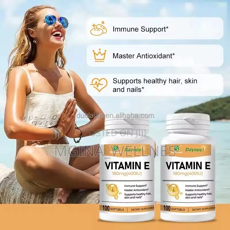 Vitamin E Supplement 180mg (400iu) Per Soft Gel