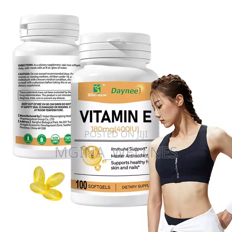 Vitamin E Supplement 180mg (400iu) Per Soft Gel