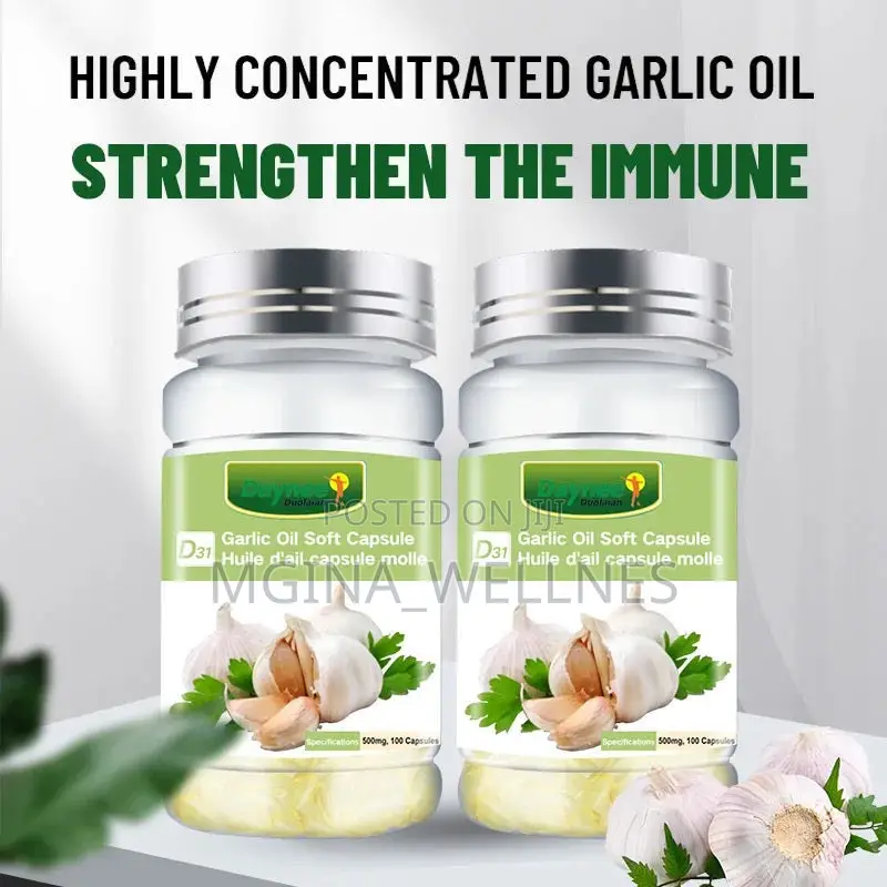 Garlic Oil Soft Capsules for Bp Cholesterol