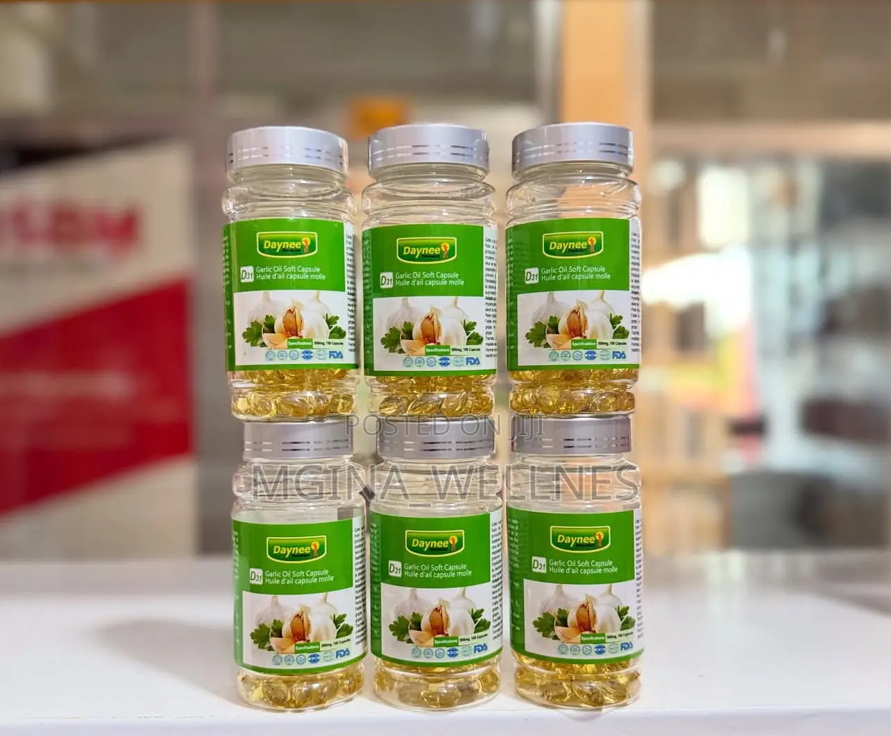 Garlic Oil Soft Capsules for Bp Cholesterol