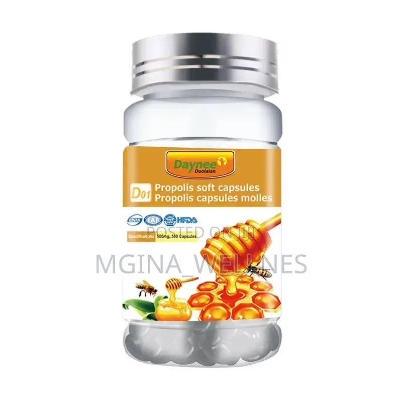 Propolis Soft Capsules, Derived From Bee Propolis