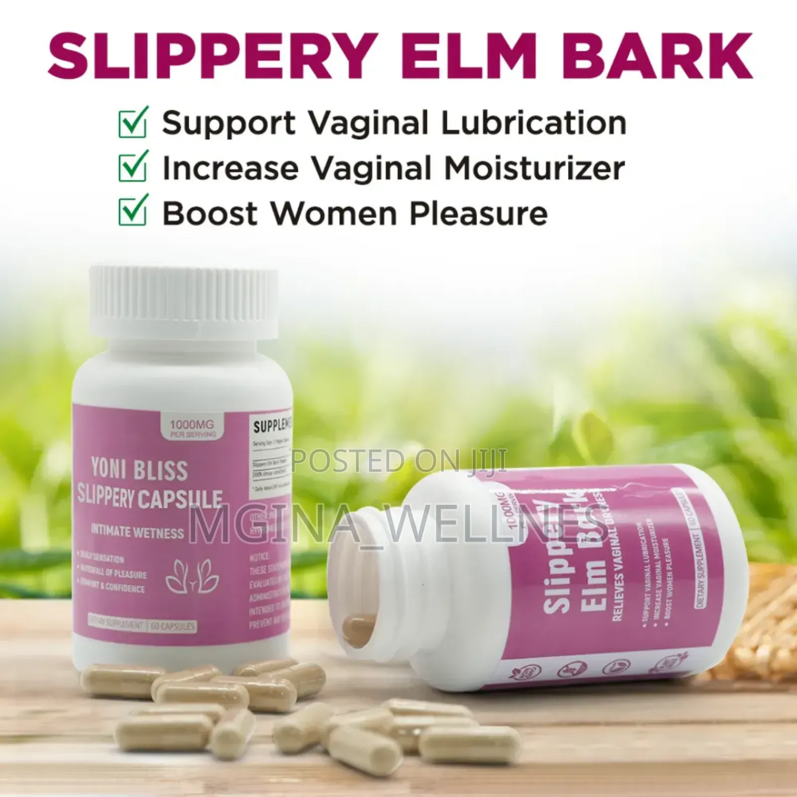 Slippery Elm Bark for Increasing Vaginal Wetness ( Ute Ukeni
