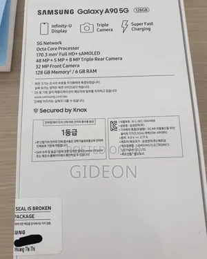 New Samsung Galaxy A90 5G 128 GB Black