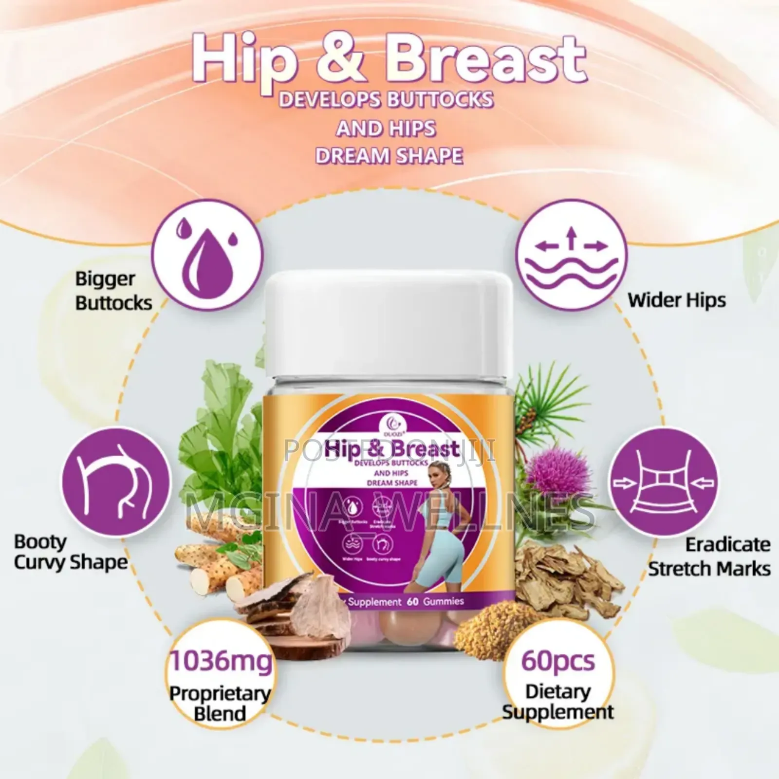 Hips and Breast Enlargement Capsule
