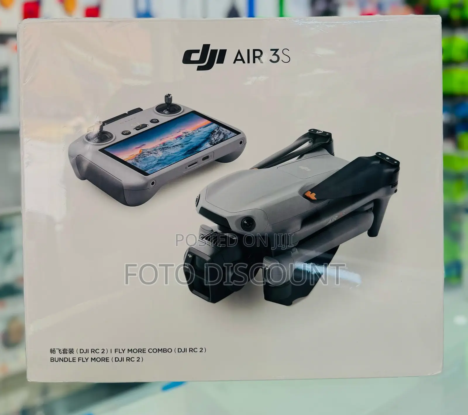 Dji Air 3s Drone With Rc 2 Fly More Combo