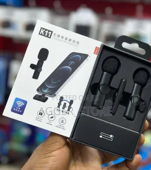Wireless Microphone for iPhone and Type-C [Double Mic]