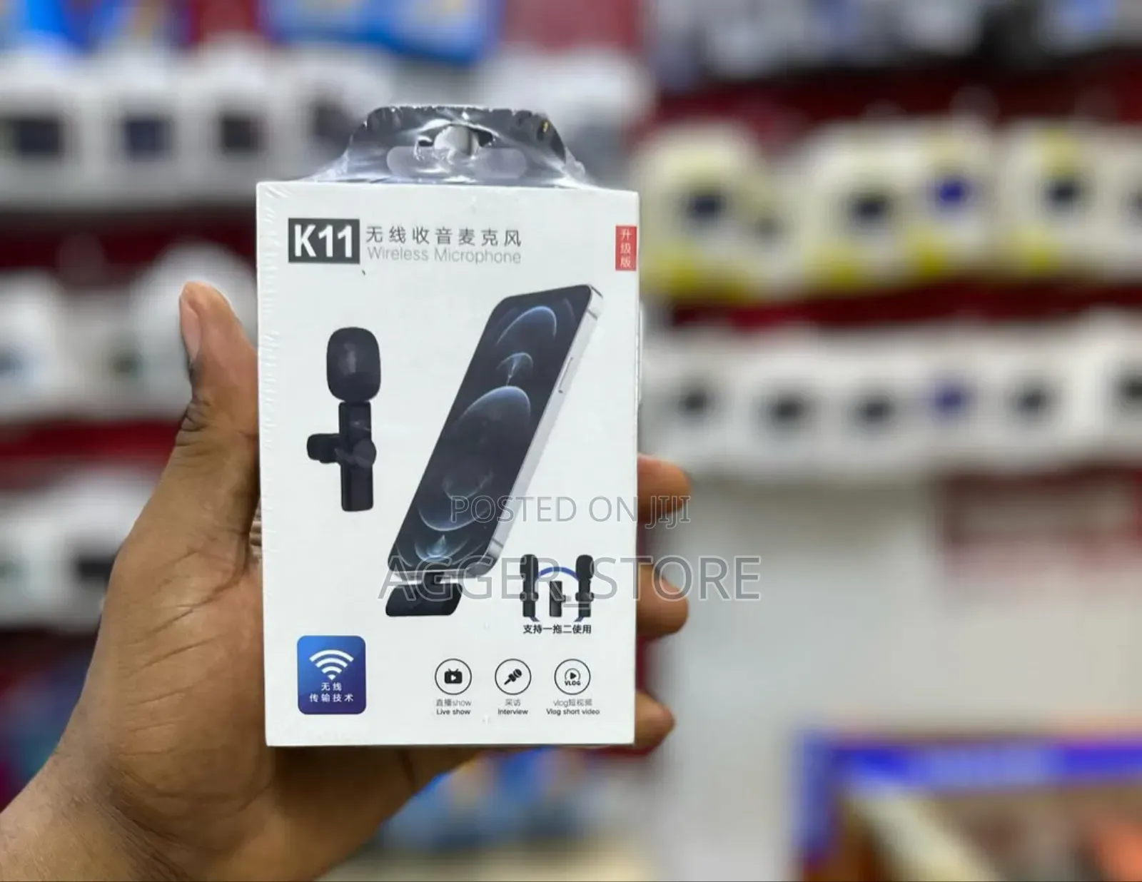 Wireless Microphone for iPhone and Type-C [Double Mic]