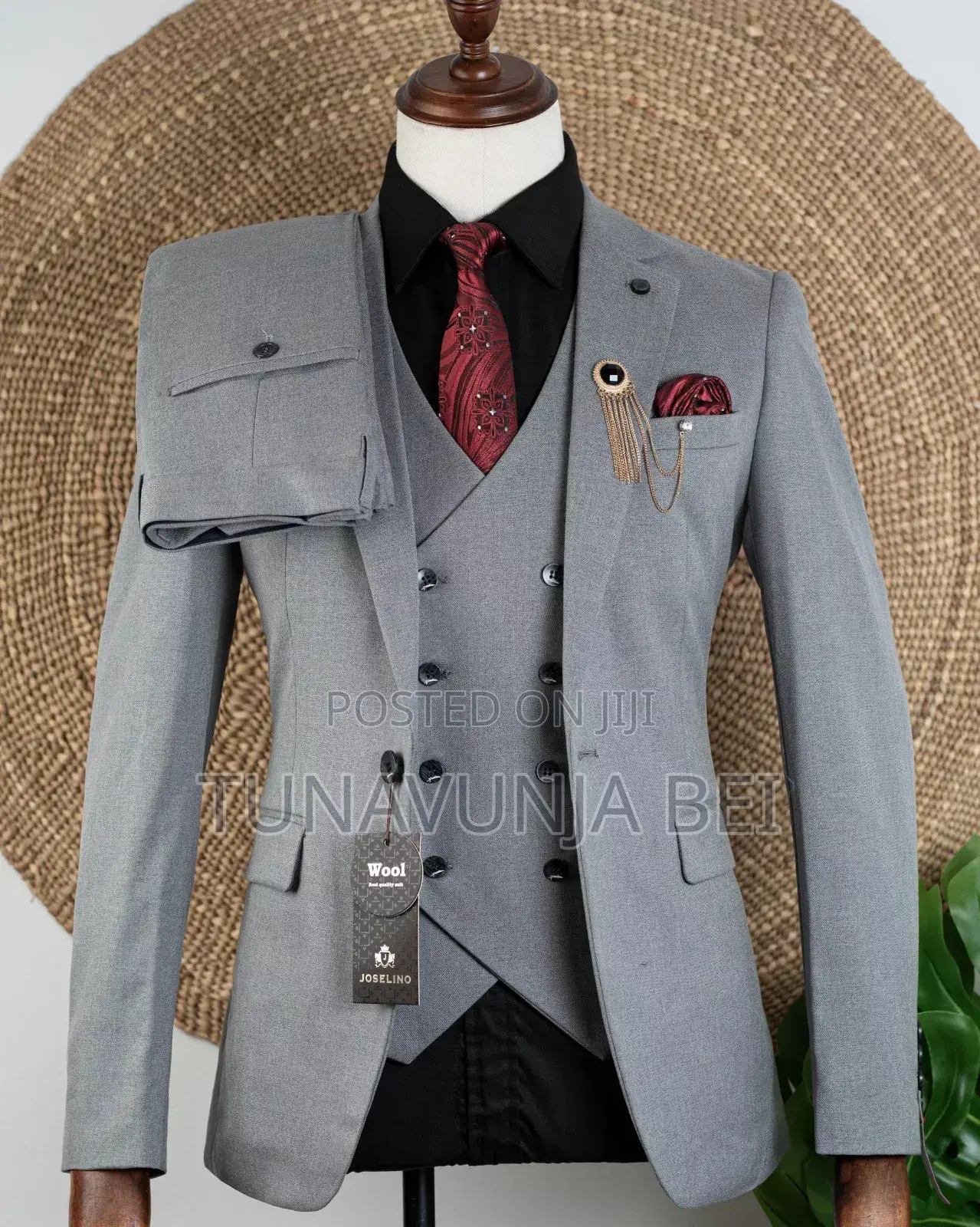 Grey Suit Material