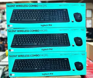 Logitech Mk295 Silent Wireless Combo Featuring Silenttouch,