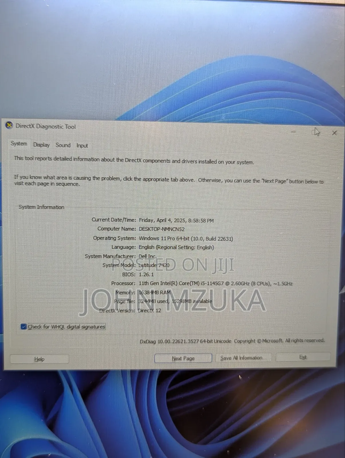 Laptop Dell Latitude 7420 16GB Intel Core I5 SSD 256GB