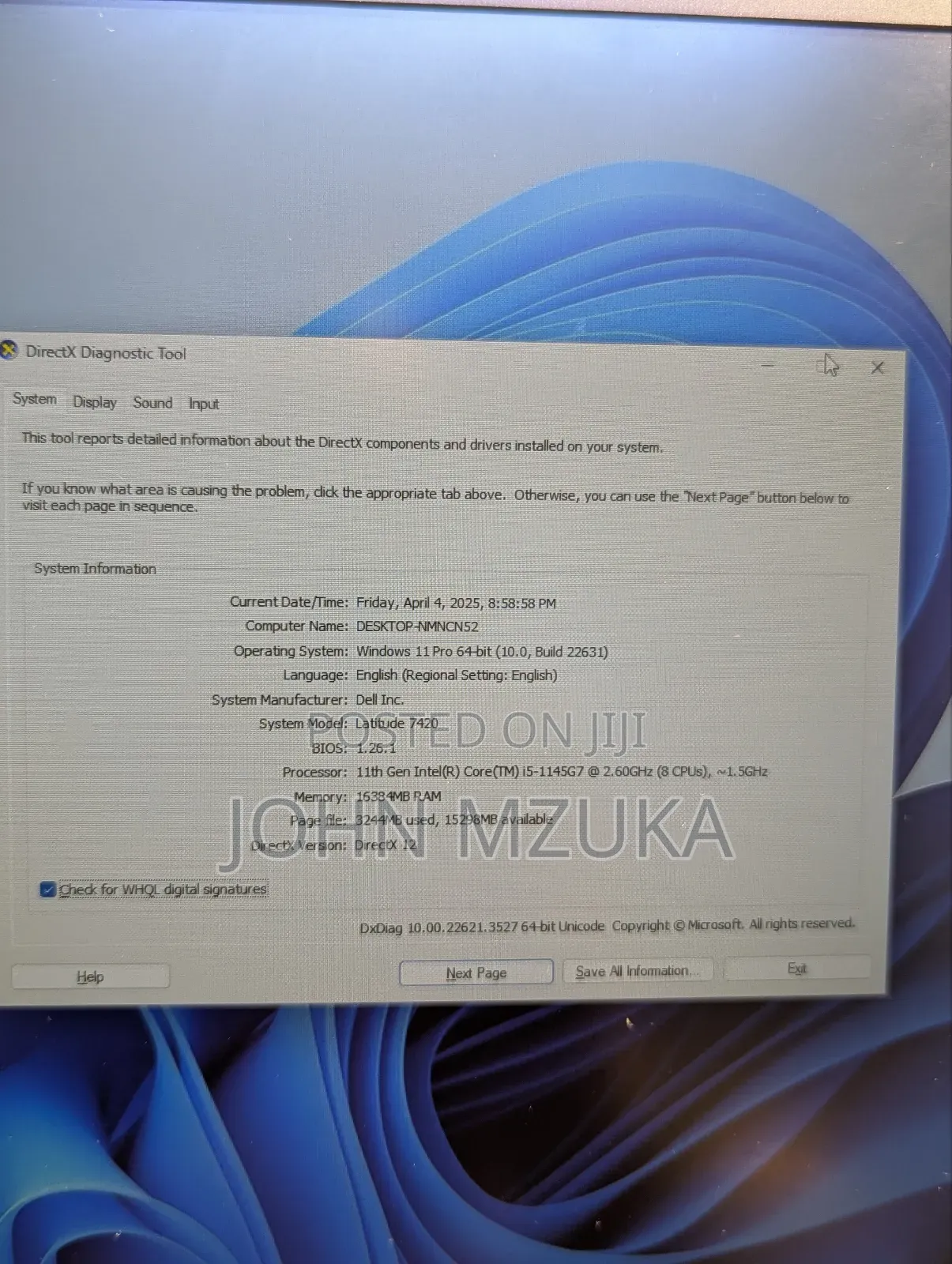 Laptop Dell Latitude 7420 16GB Intel Core I5 SSD 256GB