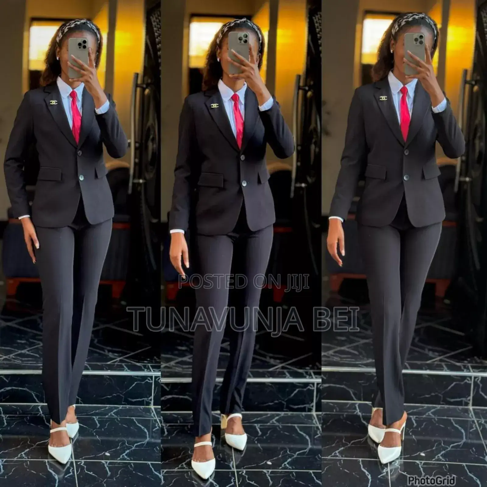 Ladies Suit Two Button ( Sugar Material )