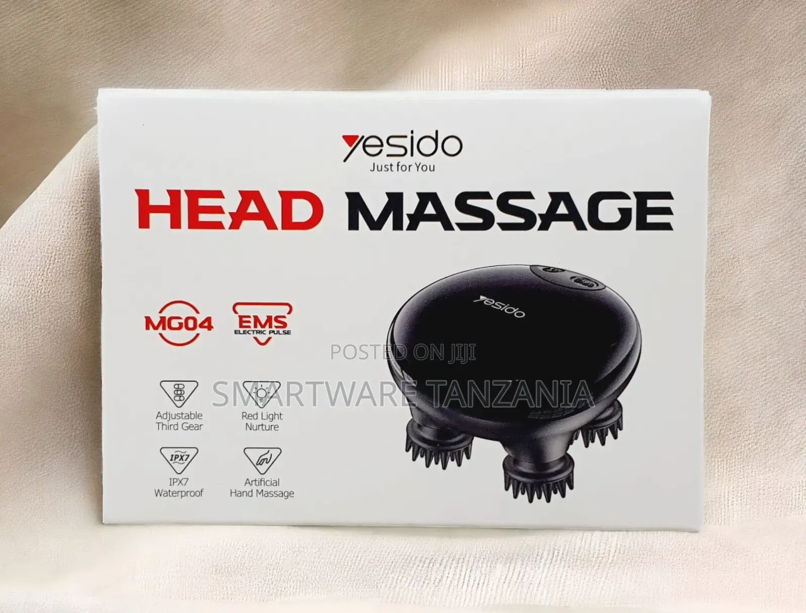 Yesido - Mg04 - Ipx7 Waterproof Electric Pulse Head Massager