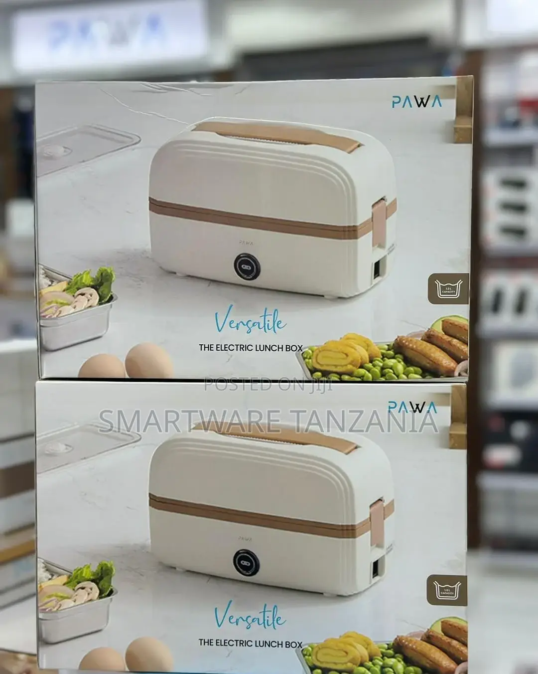 Pawa Electric Lunch Box For Warming Food At The Same Time