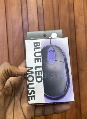 Blue Red Optical Mouse