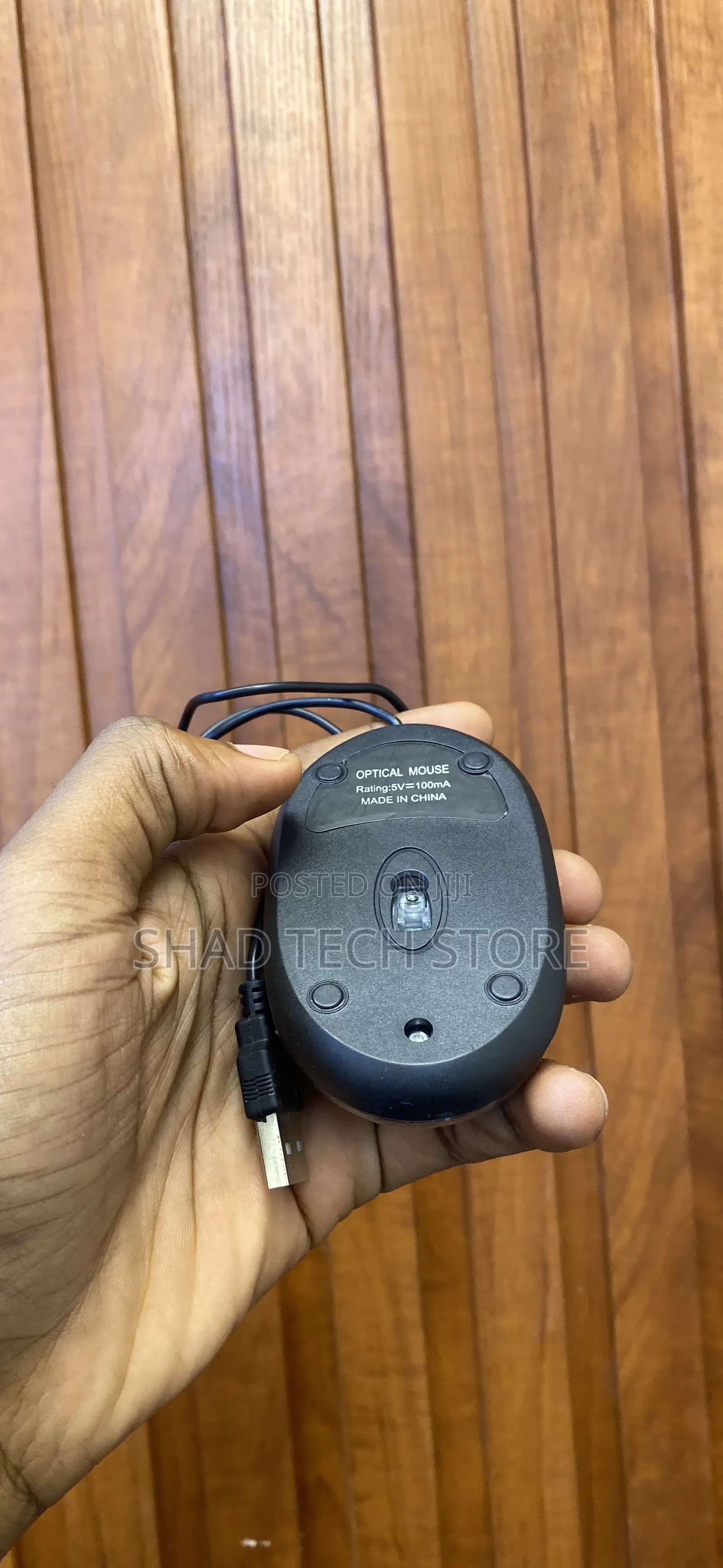 Blue Red Optical Mouse