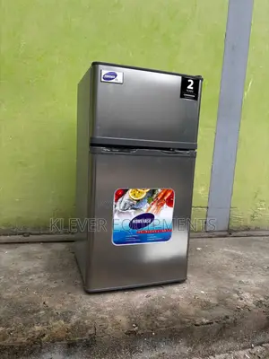Homebase Double Door Fridge 90l