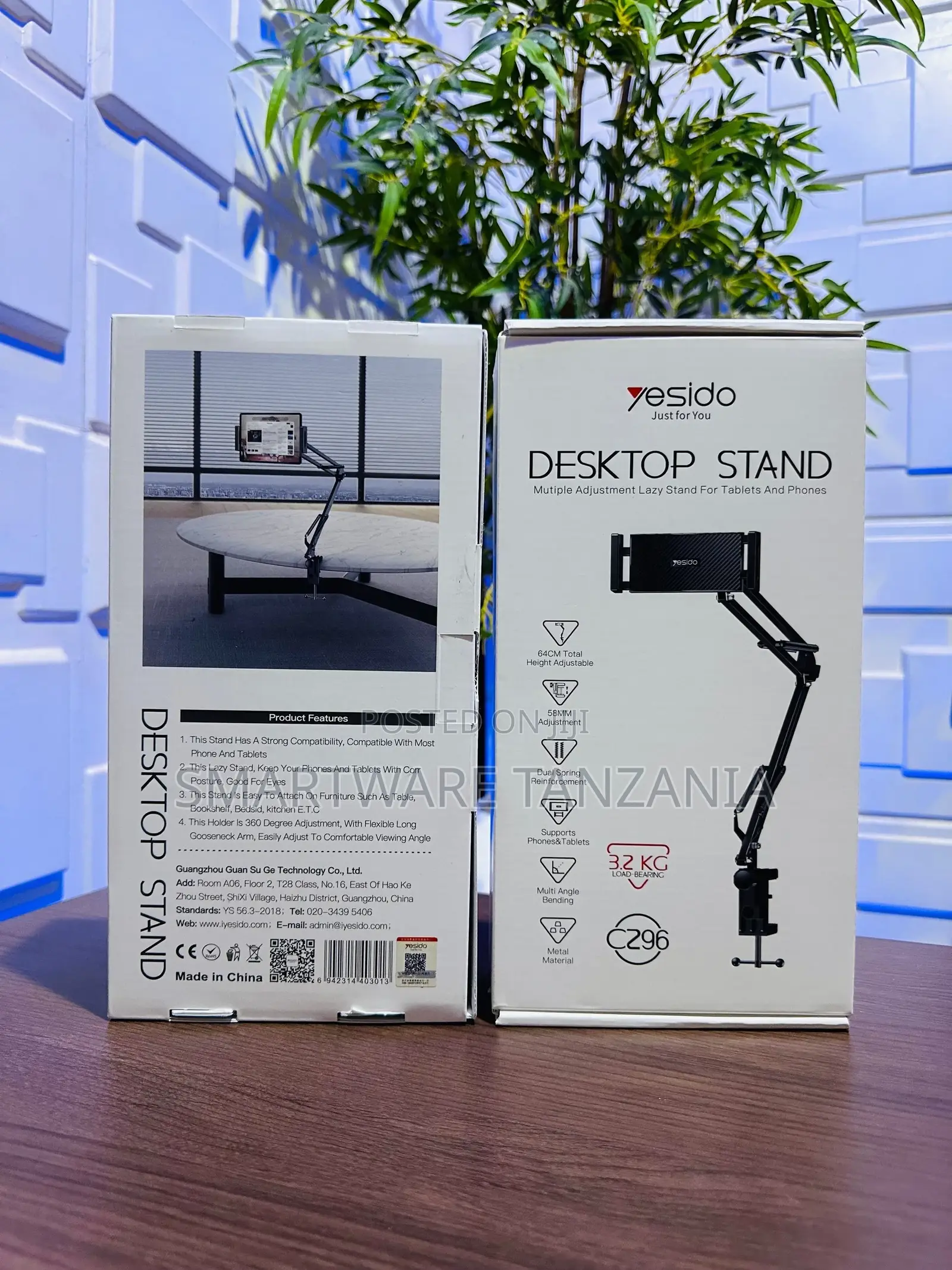 Metal Desktop Holder For Phone/Tablet 360° Full Rotation