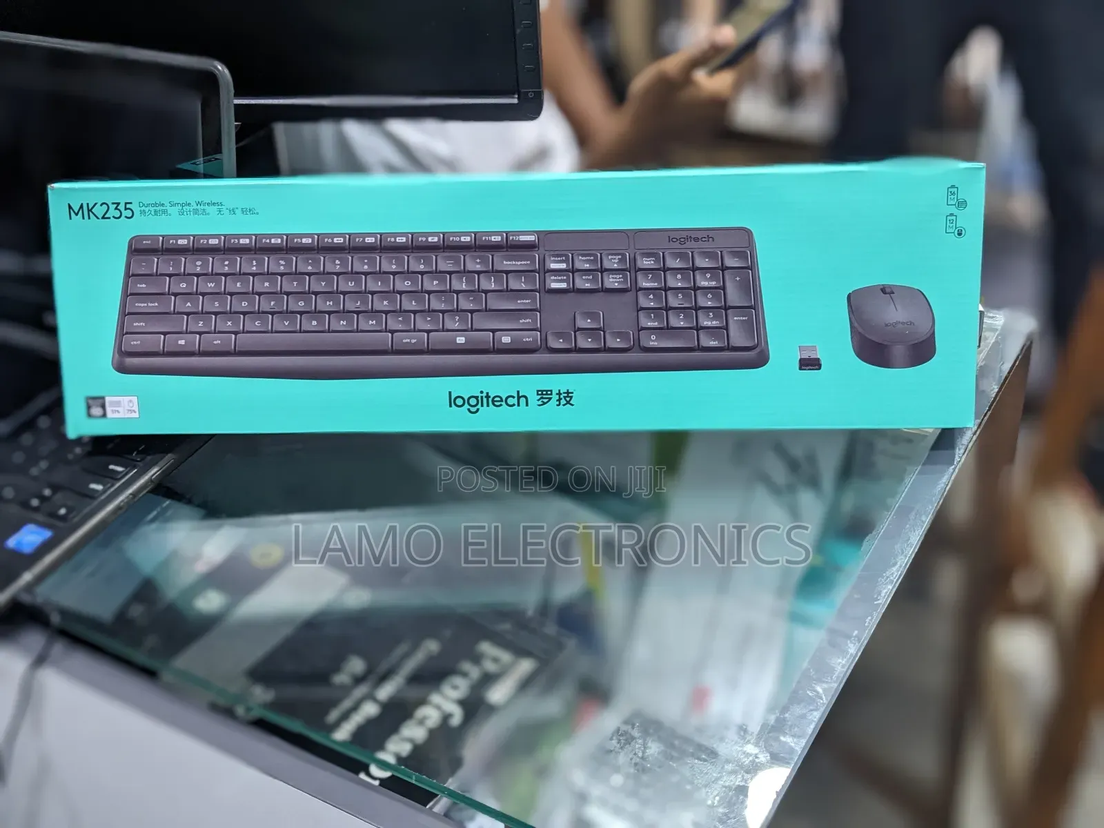 Logitech Mk235 Original Keyboard and Wireless Mouse Combo