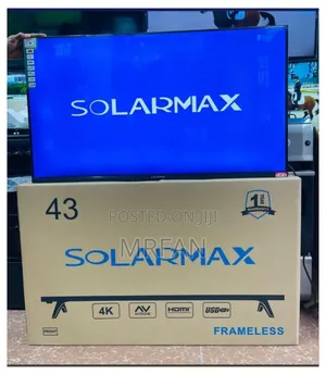 Solarmax Tv Inch 43 Frameless Double Hd