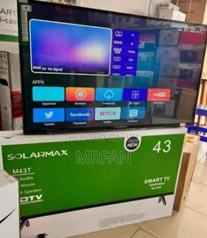Solarmax Tv Inch 43 Frameless Double Hd