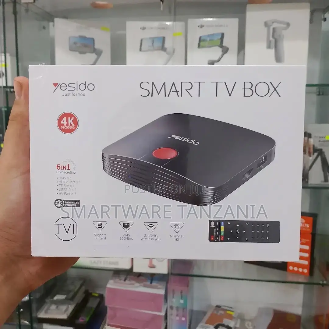 Yesido Android 12 Smart Tv Box, 16gb Rom, All Local Apps