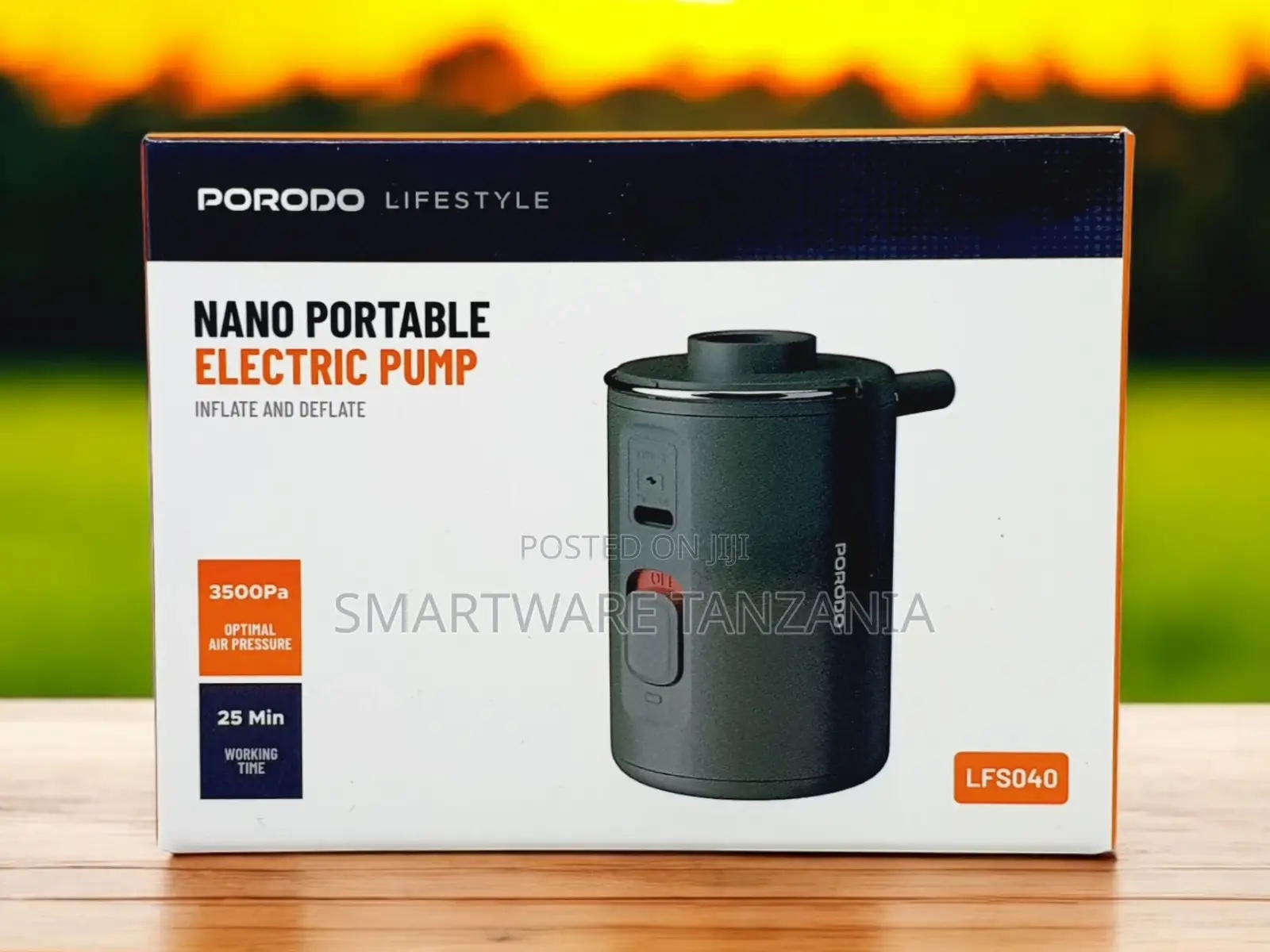 Porodo Lifestyle Camping Inflate and Deflate Air Pump