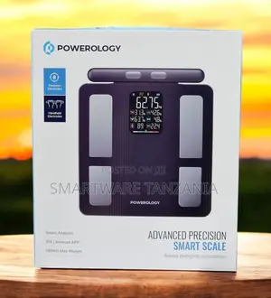 Powerology Advanced Smart Body Scale, Smart Analysis, 180kg