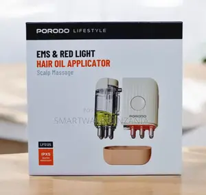 Ems Scalp Massager Hair Oil Applicator, Red Light Therapy