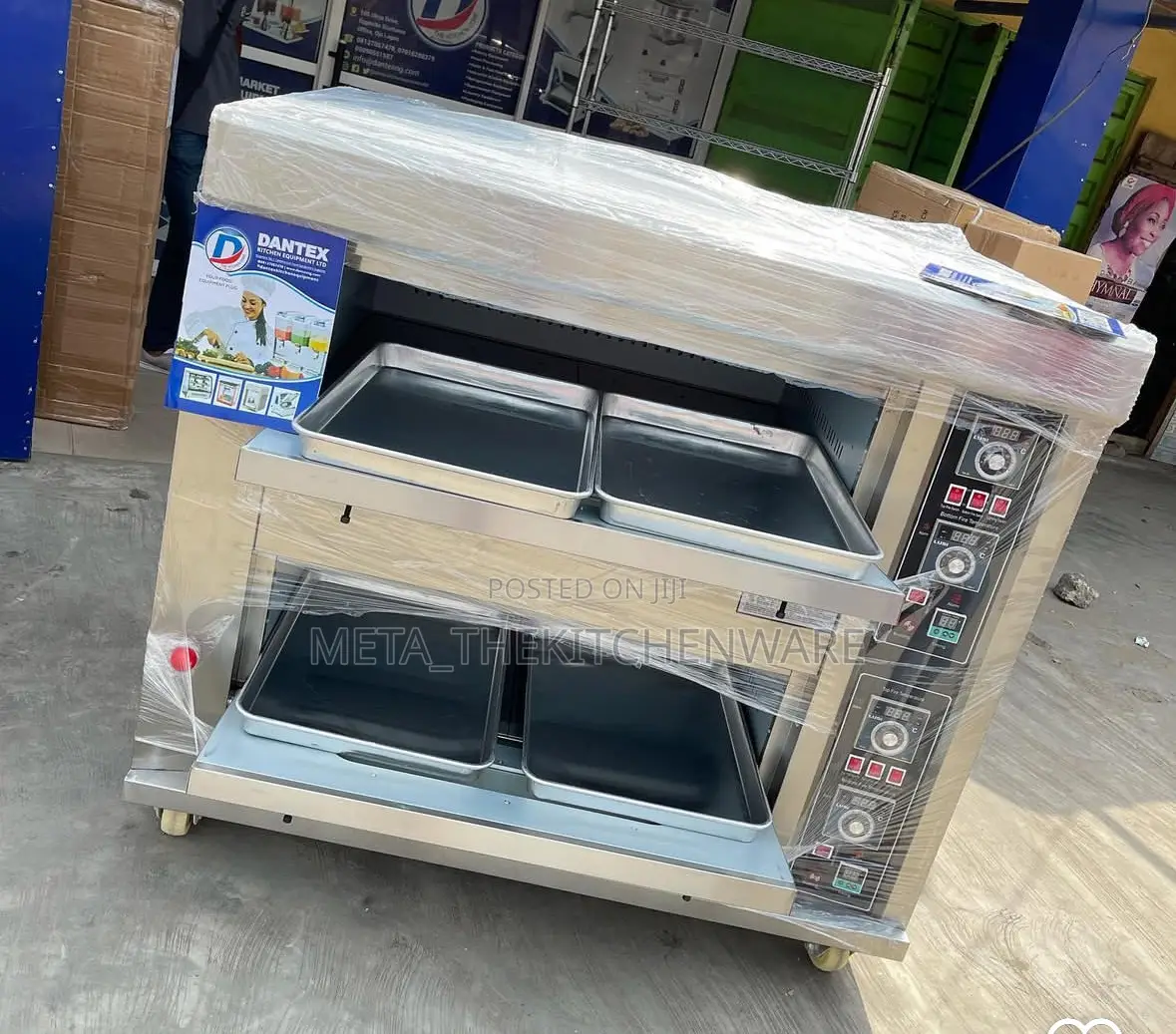 Commercial Gas Oven 2 Deck 4 Trays