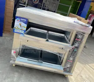 Photo - Commercial Gas Oven 2 Deck 4 Trays