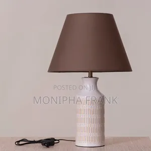 Ceramic Table Lamp, Switch Kwenye Waya