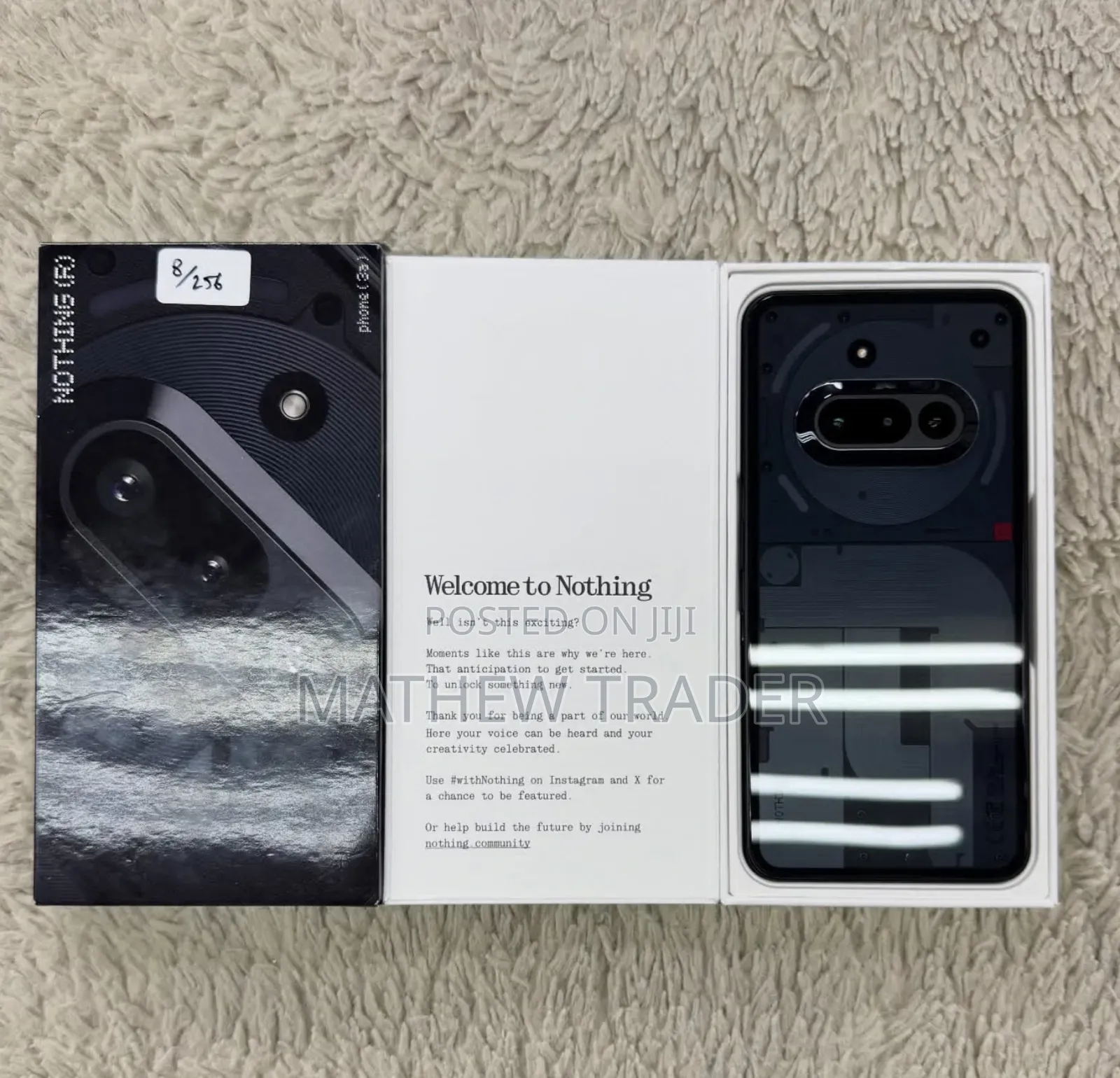 New Nothing Phone 3a 256 GB Black